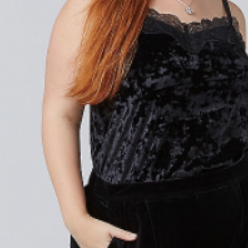 Velvet Camisole Plus Size